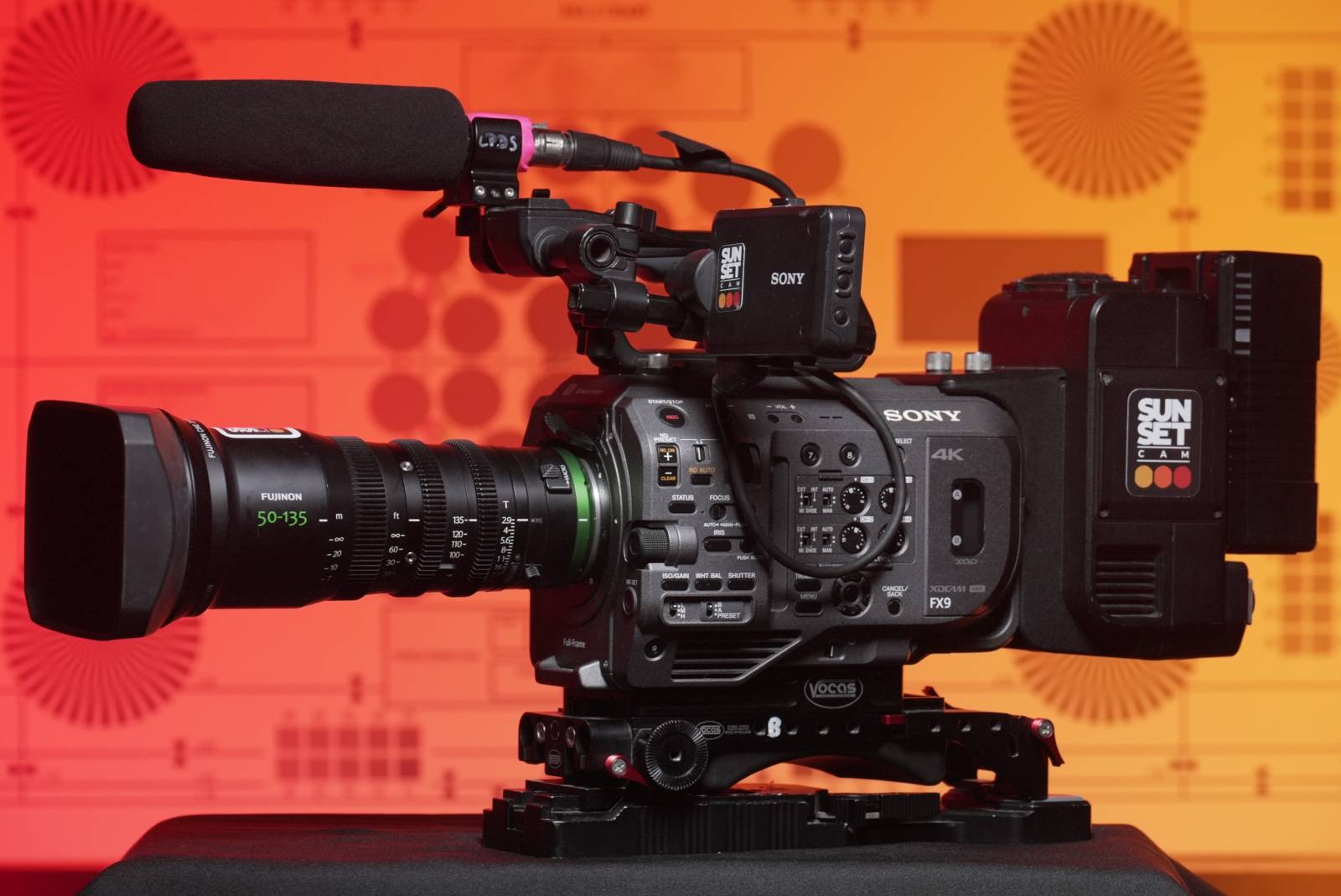 Equipment rental company in South of France for cameras, optics, sound, light...