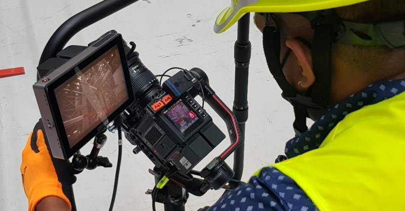 shooting in iter in south of france with our red komodo camera