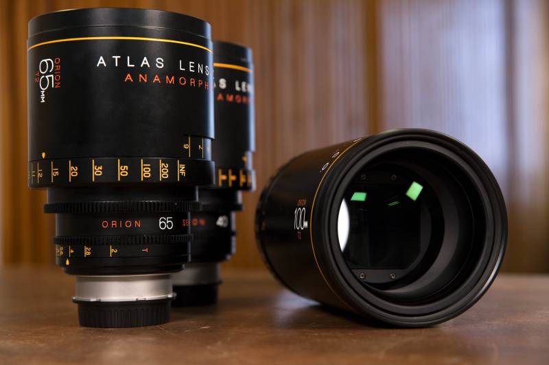 Atlas Orion anamorphic lens 2x 40mm 65mm 100mm EF PL mount rental in marseille france south french production service la prod du sud next step