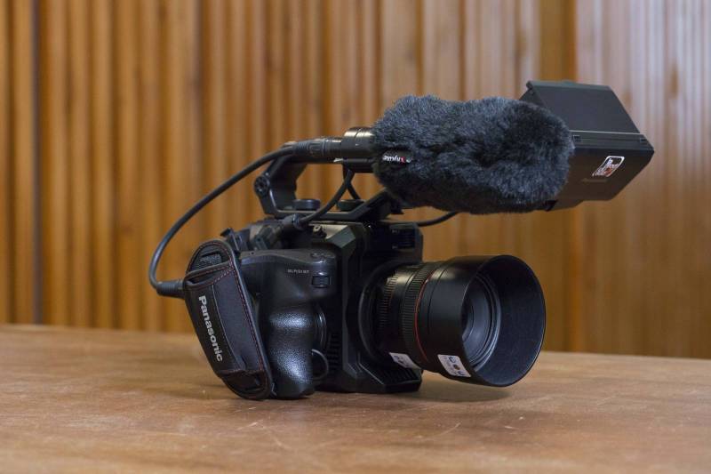 the Panasonic EVA-1 in EF mount in South Of France for rent