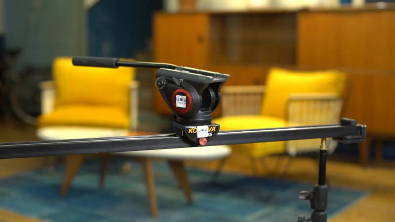 dolly slider rail konova k5 rental hire french production service riviera south france grip accessory